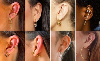 Curated Ear Styles for One Ear Piercings