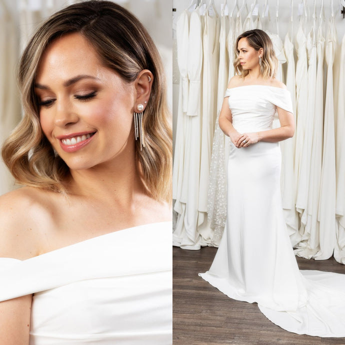 Hannah Martin Wearing Her Bridal Jewellery Collection by Scream Pretty