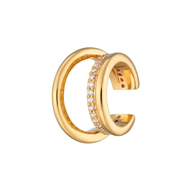 Triple band ear cuff, no piercing required for instant curated ear