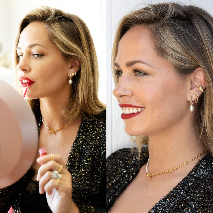 Hannah Martin Wearing Her Interstellar Celestial Jewellery Collection by Scream Pretty