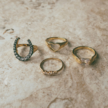 Open Heart Ring | Women's Silver & Gold Heart Rings by Scream Pretty