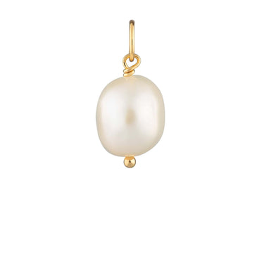 Gold Baroque Pearl Charm