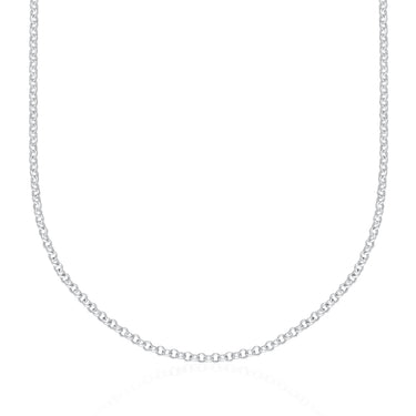 Silver Belcher Chain Necklace