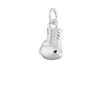Silver Boxing Glove Charm