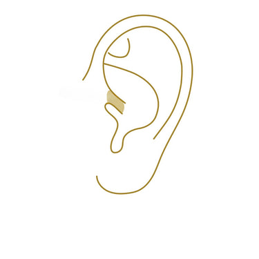 Daith Piercing Earring Placement on Ear