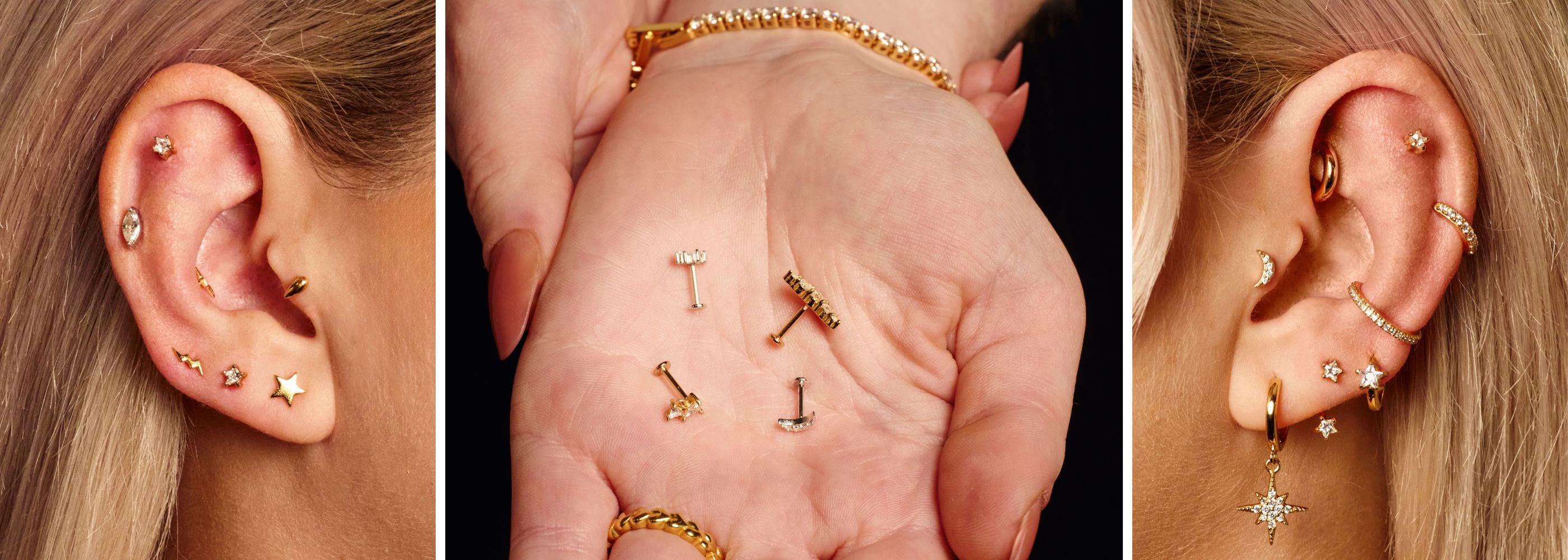 Flat Back Labret Earrings by Scream Pretty