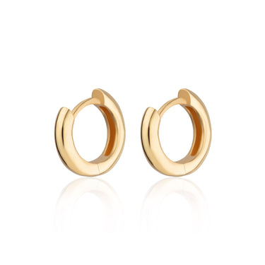 Classic Gold Huggie Hoop Earrings