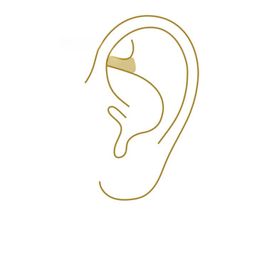 Rook Piercing Earring Placement on Ear