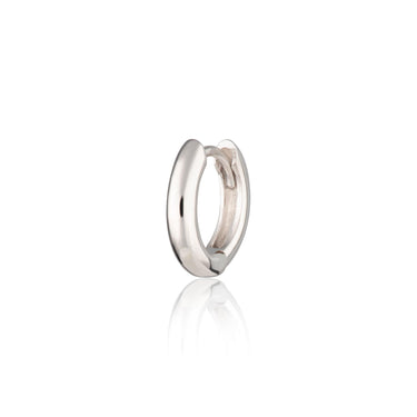 classic silver hoop earring for cartilage piercings by Scream Pretty