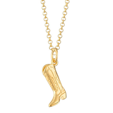 Cowboy Boot Pendant Necklace | Women's Country Western Pendant Necklaces by Scream Pretty