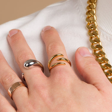 Tapered Claw Adjustable Ring | Chunky Ring | Scream Pretty