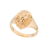 Lion Head Signet Ring | Silver & Gold Rings for Women by Scream Pretty