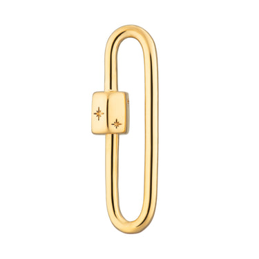 Long Link Carabiner Charm Lock for Charm Collector Necklace | Scream Pretty