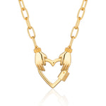 Heart in My Hands Necklace | Charm Collector Necklaces | Scream Pretty