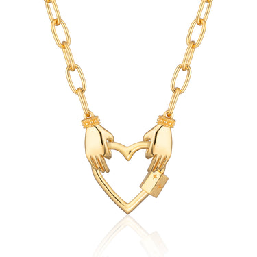 Heart in My Hands Necklace | Charm Collector Necklaces | Scream Pretty