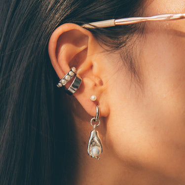 Pearl Ear Cuff | Women's Ear Cuff Earring for Non-Pierced Ears | Scream Pretty