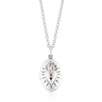Flaming Heart Locket Necklace | Love Pendant Necklaces for Women by Scream Pretty