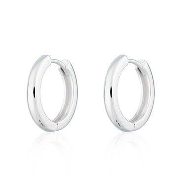 Large Huggie Earrings | Silver & Gold Hoops by Scream Pretty