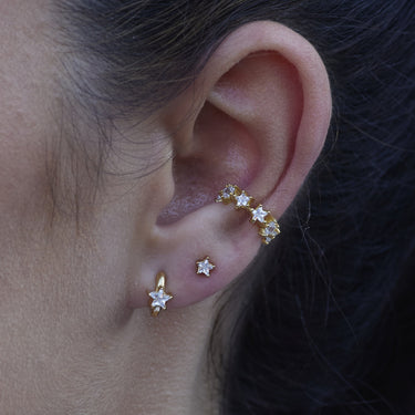 Sparkling Star Ear Party Earring Stack Set | Scream Pretty