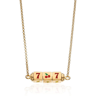 Vegas Baby Necklace | Women's Las Vegas Necklace in Silver & Gold by Scream Pretty