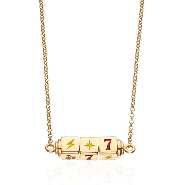 Vegas Baby Necklace | Women's Las Vegas Necklace in Silver & Gold by Scream Pretty
