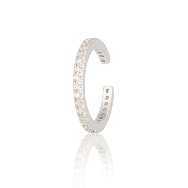 Slim Sparkling Ear Cuff | Silver & Gold Ear Wrap Earring for Non-Pierced Ears | Scream Pretty