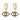 Opal Eye Charm Hoop Earrings | Evil Eye Drop Hoop Earrings | Scream Pretty