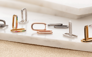 Scream Pretty Sterling Silver Oval Huggie Hoop Earring Collection