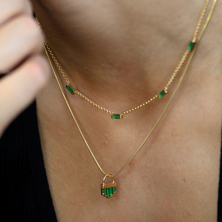Green and Gold Jewellery by Scream Pretty