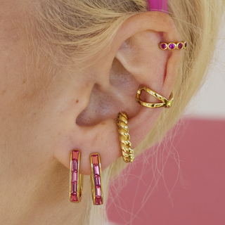 Silver and Gold Ear Cuff Earrings by Scream Pretty