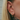 Ear cuff singolo piccolo con tripla fascia attorcigliata