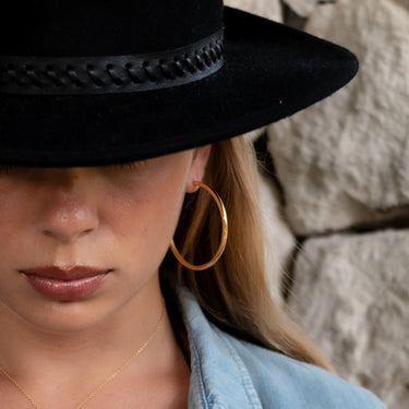 Large Perfect Hoop Earrings | Large Classic Hoop Earrings | Scream Pretty