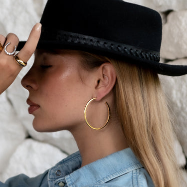 Large Perfect Hoop Earrings | Large Classic Hoop Earrings | Scream Pretty