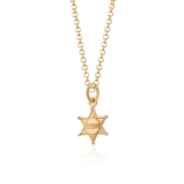 Sheriff Badge Necklace | Country Western Inspired Jewellery for Women by Scream Pretty
