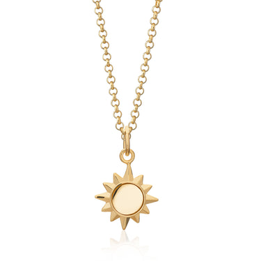Sun Pendant  Necklace by Scream Pretty