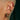 Green Baguette Ear Cuff