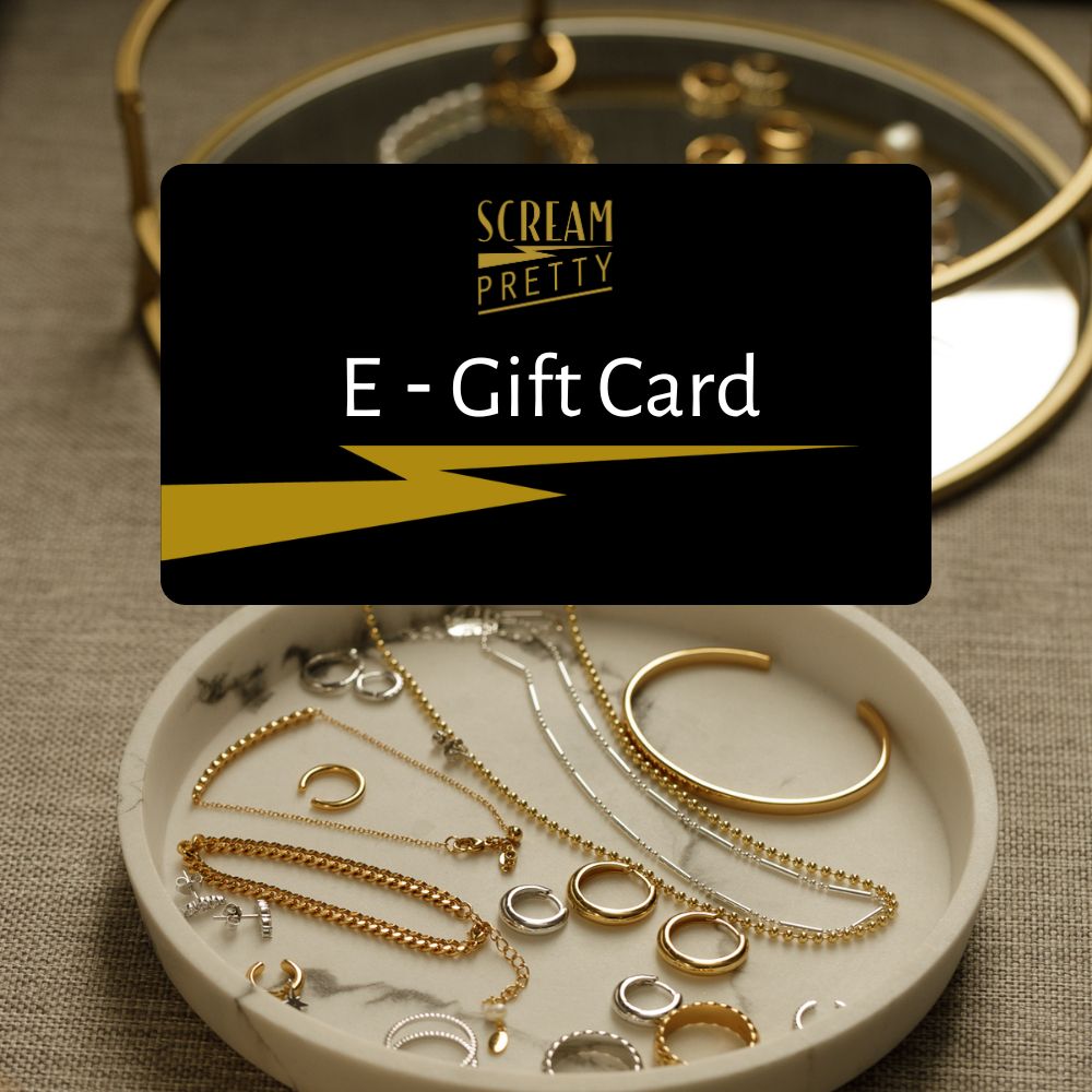 Find the Perfect Jewellery Gift for Her with a Scream Pretty Gift Card