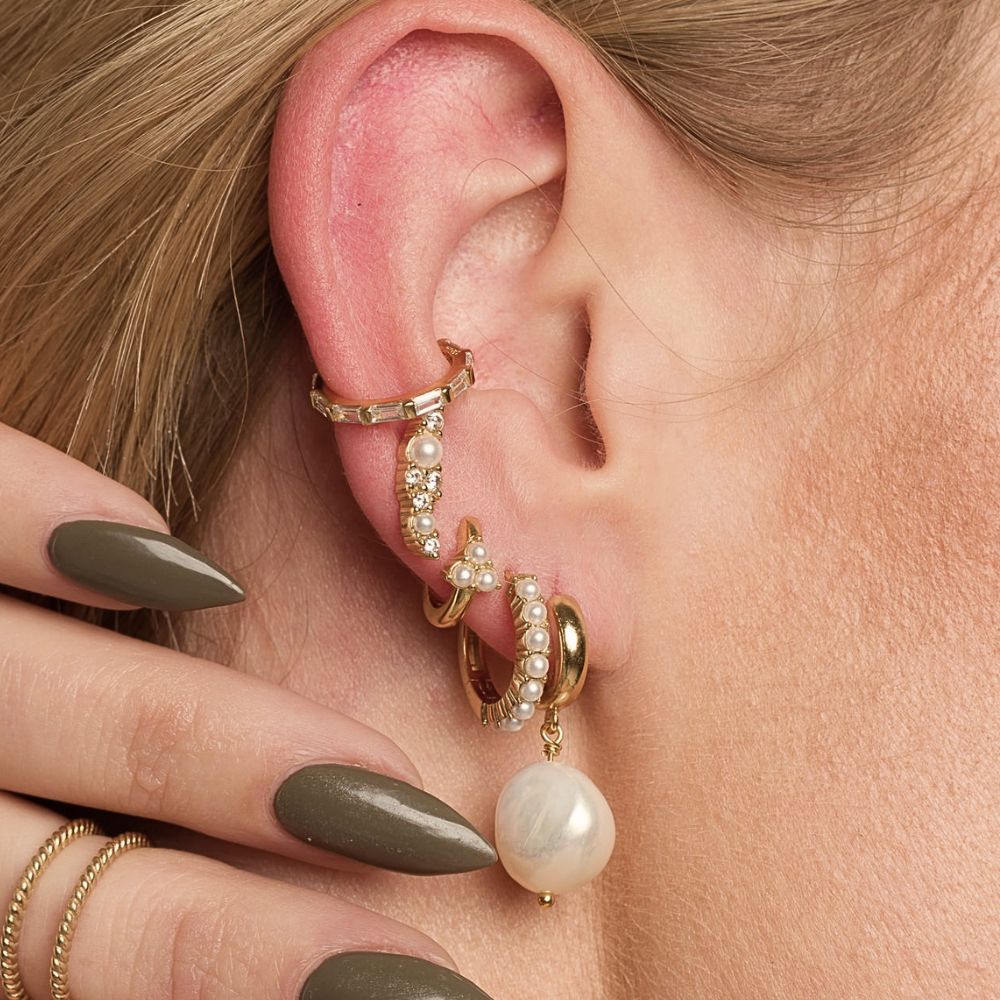 Silver & Gold Earrings | Studs, Huggies, Threaders, Hoops & Charm Hoops