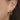 Oval Baguette Hoop Earrings with Green Stones| Hoop Earrings | Scream Pretty