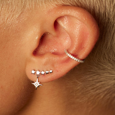 Starburst Ear Climber Earrings