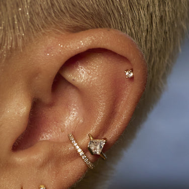 Silver Teeny Tiny Stud Earrings by Scream Pretty