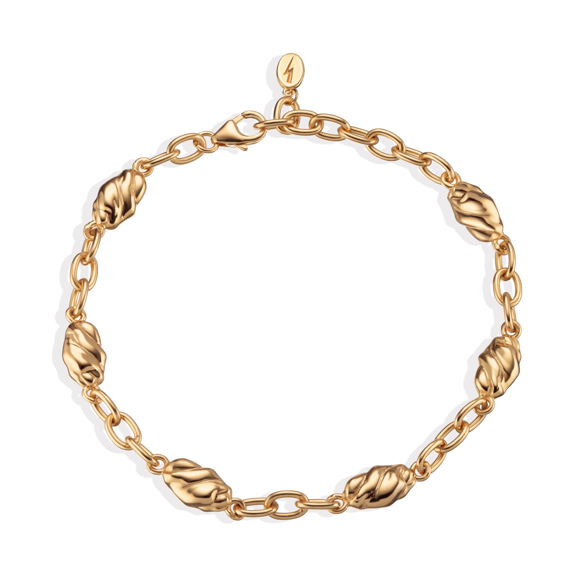 Gold Chunky Chain Bracelet | Maximalist Jewellery Collection FP X SP