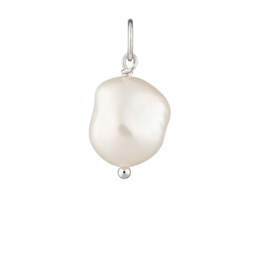 Silver Baroque Pearl Charm