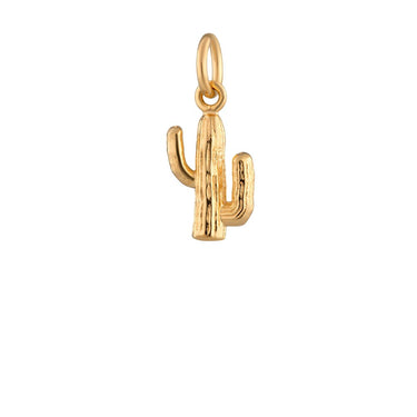 Gold Cactus Charm