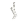 Silver Cowboy Boot Charm