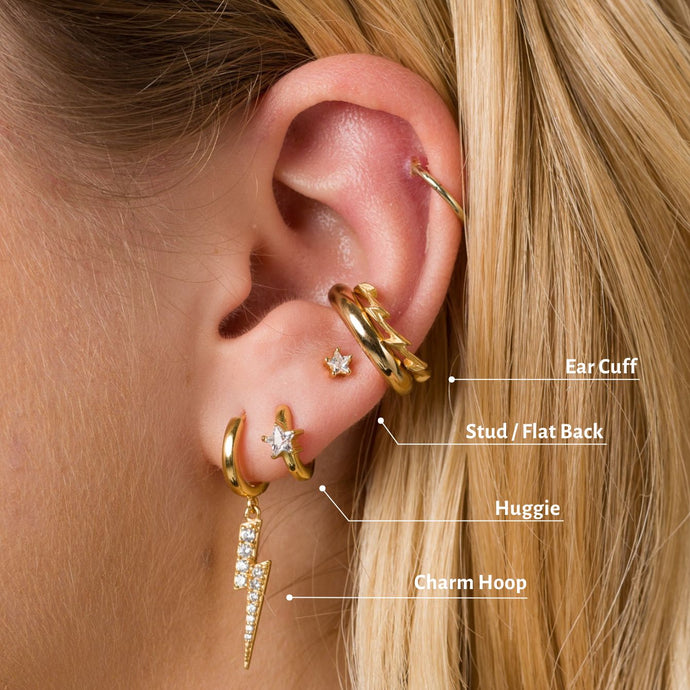 Ear Flat Stack Curated Ear Stackable Earrings – Scream Pretty