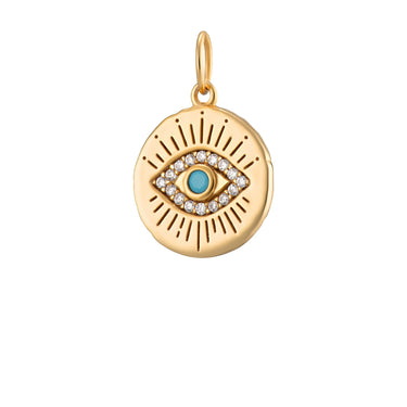 Gold Evil Eye Charm