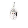 Silver Flaming Heart Locket Charm