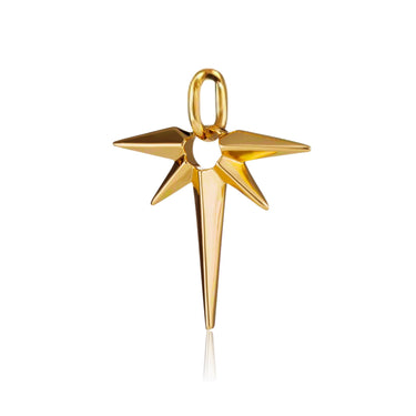 Gold Angel Star Charm for Necklace or Earrings