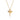 Gold Angel Star Pendant Necklace on Adjustable Slider Chain